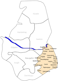 

Nevşehir ilçeleri ve Ürgüp