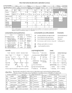 International Phonetic Alphabet