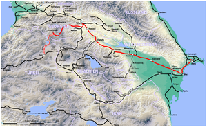 Bakü-Tiflis-Kars demiryolu hattı